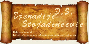Đenadije Stojadinčević vizit kartica